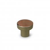 Agno köksknopp mässing