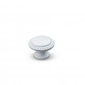 Sora köksknopp i matt vit