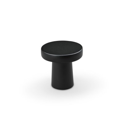 Garda köksknopp 25 mm diameter svart