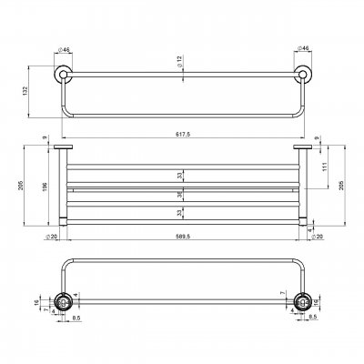 Handdukshängare Toulon