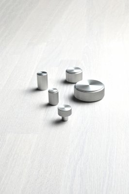 Rimini möbelknoppar i rostfritt