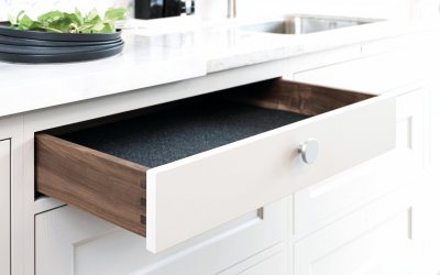 Garda köksknopp 42 mm diameter vit