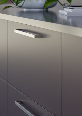 Aluminiumfärgat handtag Sala CC 128–320 mm