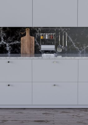 Rimini möbelknoppar i rostfritt