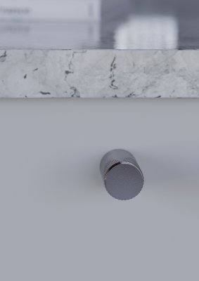 Rimini knopp med lättrad yta