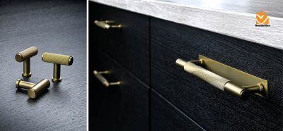 Salo kökshandtag aluminium look