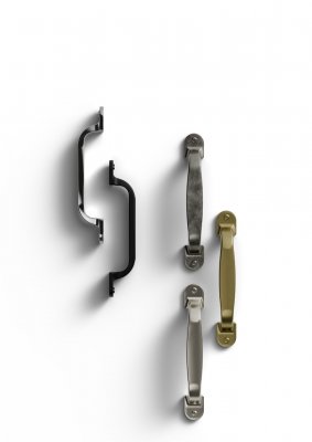 Vallo Kökshandtag - Aluminium-look