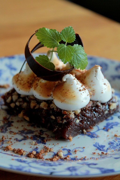 Brownie & Maräng- dessert